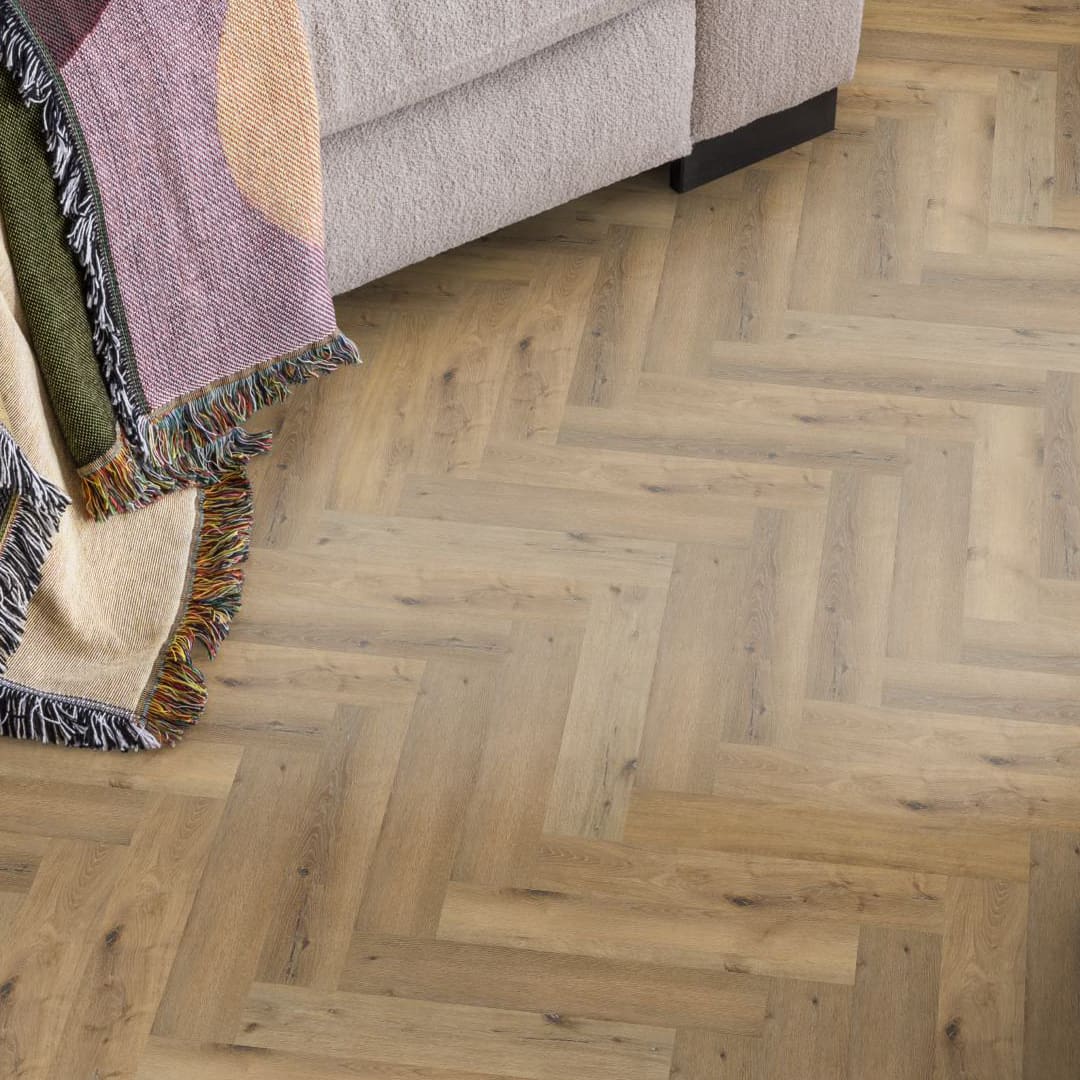 Ambiant Spigato visgraat dryback dark oak
