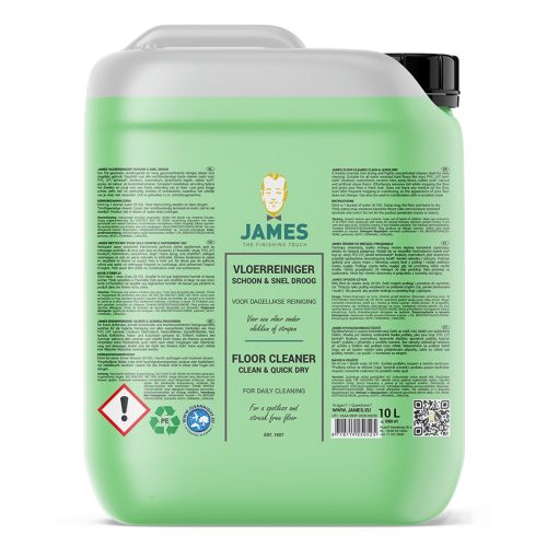James Vloerreiniger Schoon & Snel droog 10L | 75443