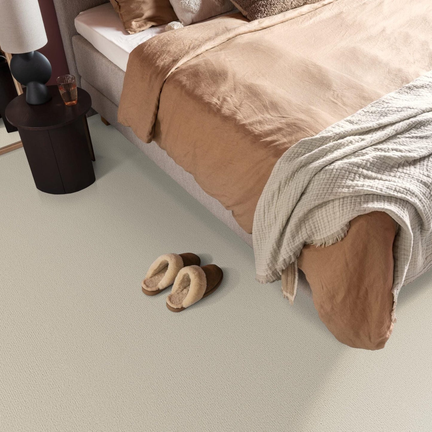 Ambiant Tide Doria creme 0005 | 400 cm Leverbaar in 5 kleuren