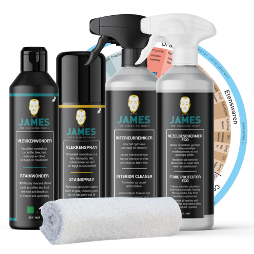 James Onderhoudsset Premium 6-delig voor Textiel | 75419