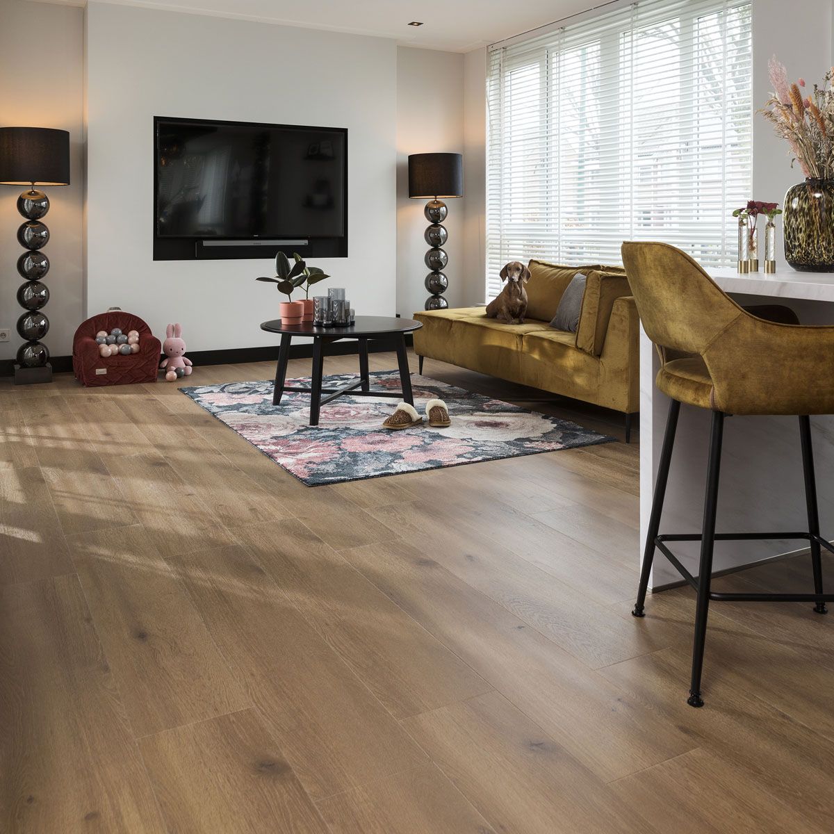 Douwes Dekker Solide brede plank oregano