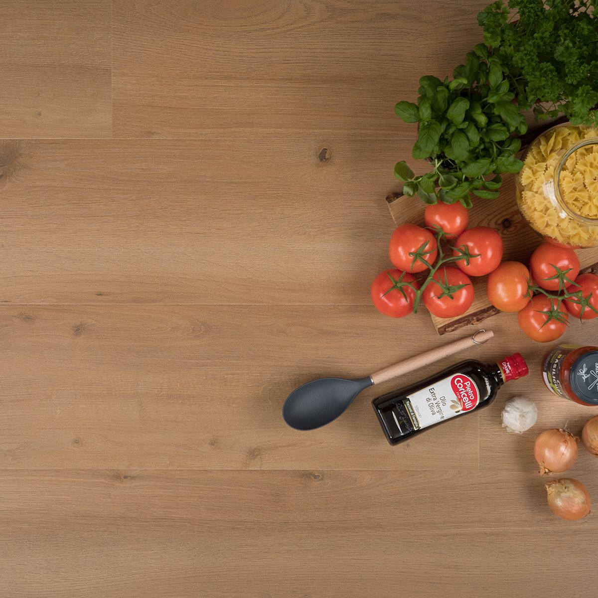 Douwes Dekker Solide brede plank mosterd