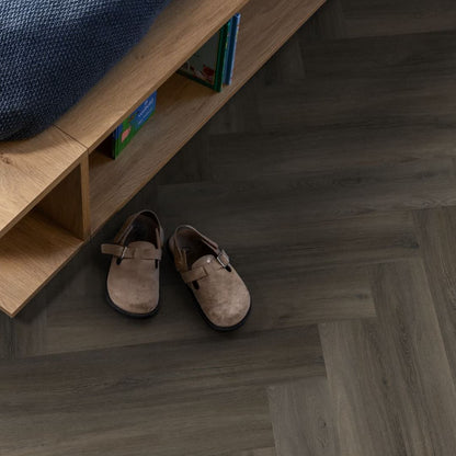 Ambiant Spigato visgraat dryback dark grey