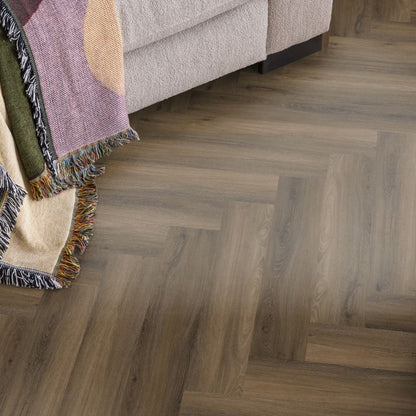 Ambiant Spigato visgraat click SRC warm brown