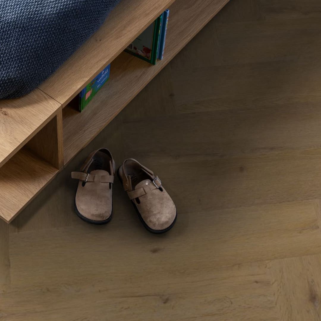 Ambiant Spigato Vivero visgraat click SRC dark oak