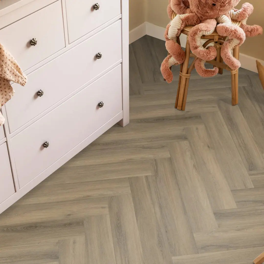 Ambiant Spigato visgraat click SRC light brown
