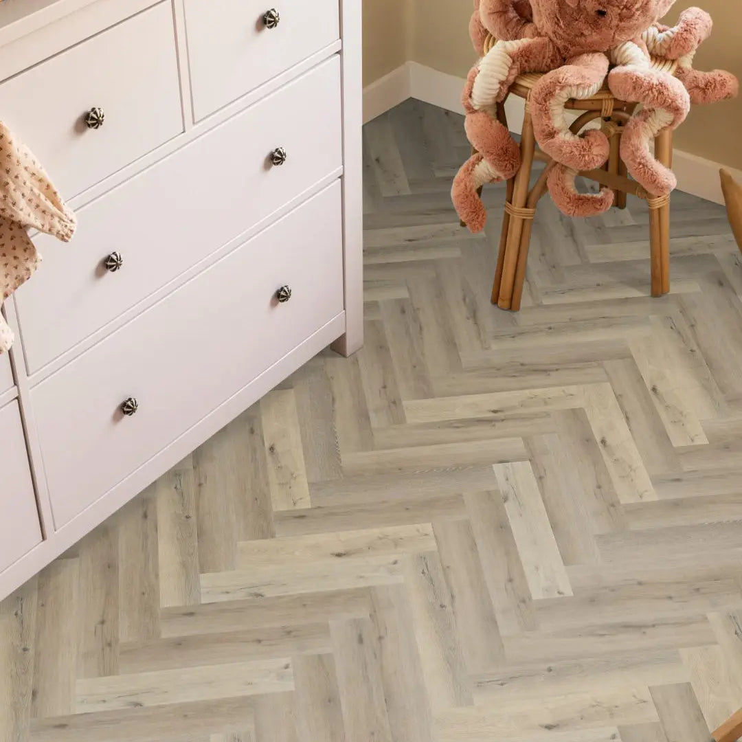 Ambiant Spigato visgraat dryback light oak