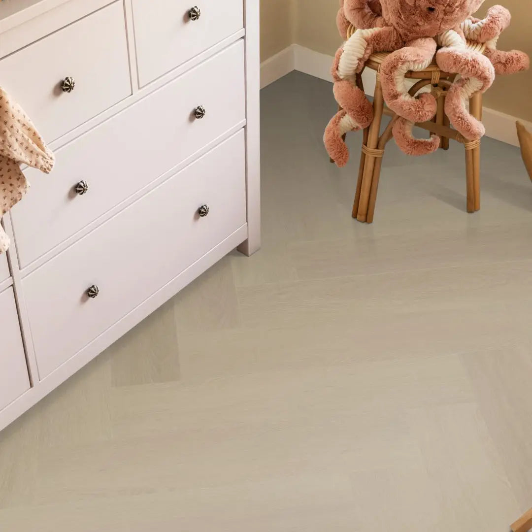 Ambiant Spigato Estino visgraat dryback beige