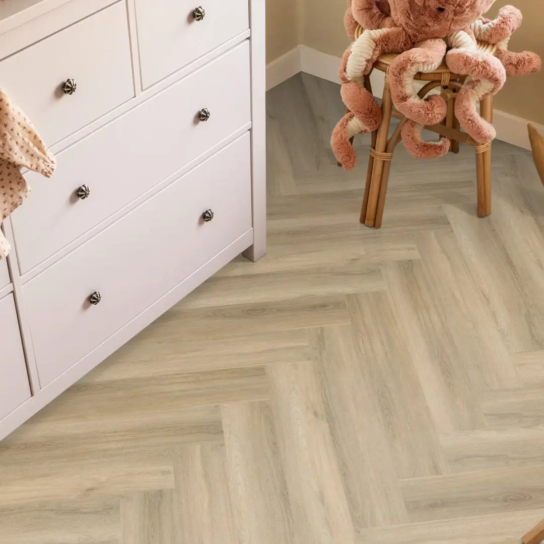 Ambiant Spigato visgraat dryback beige