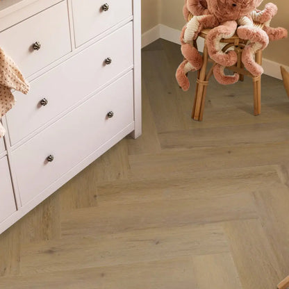 Ambiant Spigato Vivero visgraat dryback dark oak