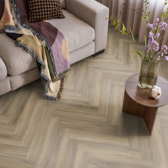 Ambiant Spigato Avanto visgraat click SRC light brown