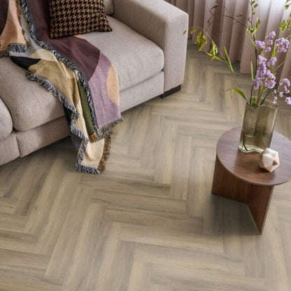 Ambiant Spigato Avanto visgraat click SRC light brown