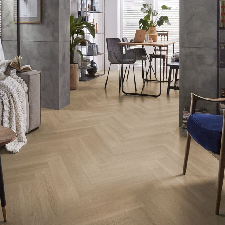 Ambiant Spigato xl Soleno visgraat dryback warm oak