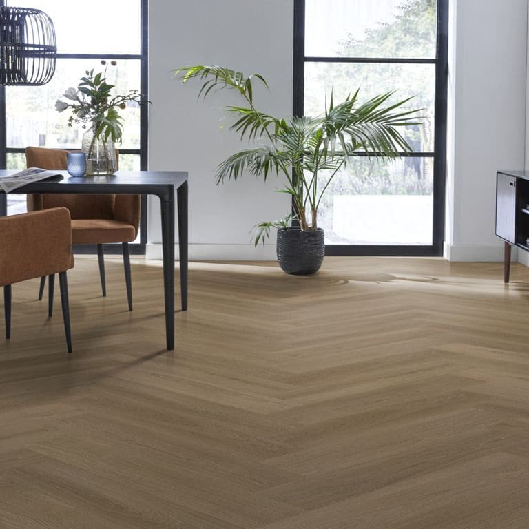 Ambiant Spigato xl Soleno visgraat dryback dark oak