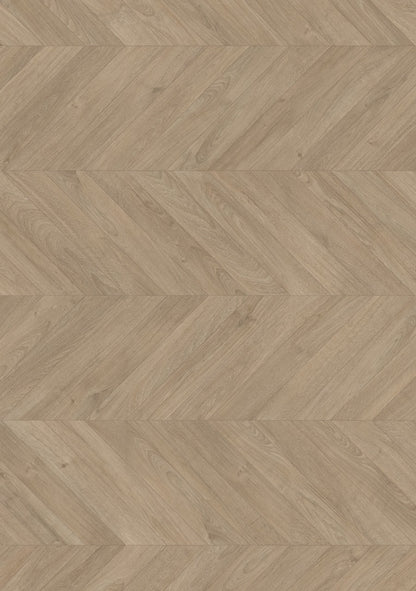 Chevron taupe eik